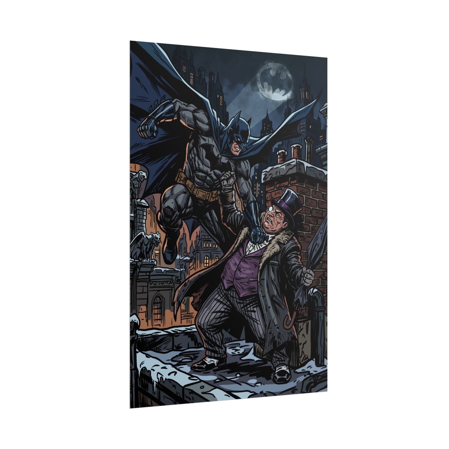 Batman vs. Penguin Rolled Poster