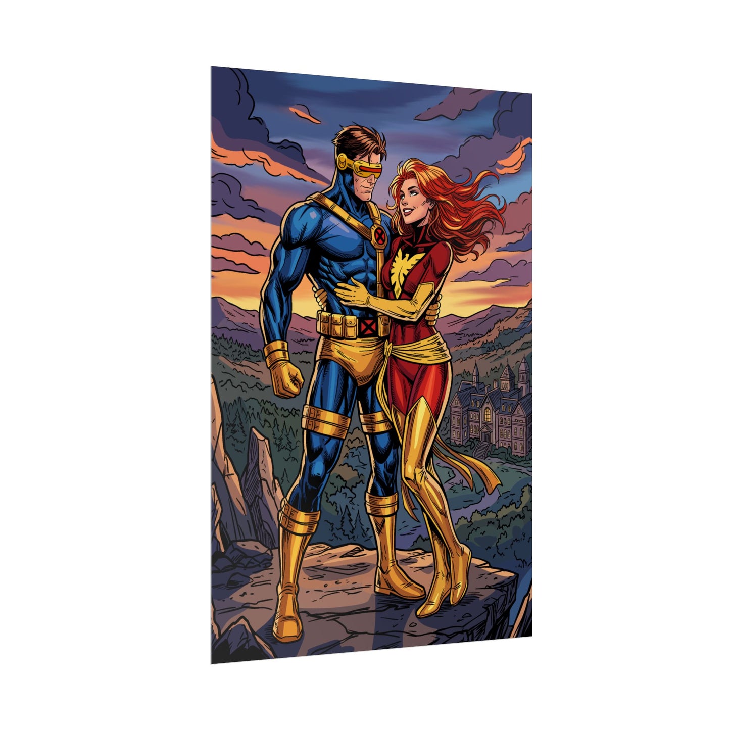 Cyclops and Phoenix Poster