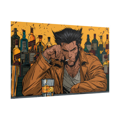 Wolverine Bar Scene Poster
