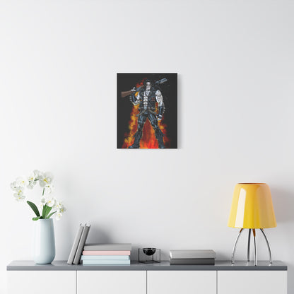 The Main Man Bounty Hunter - Matte Stretched Wall Art