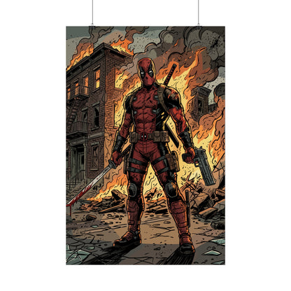 The Merc is On Fire - Poster