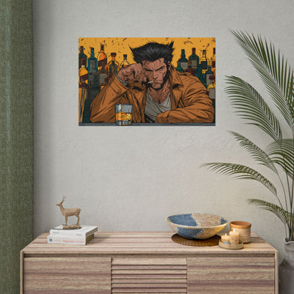 Wolverine Bar Scene Poster
