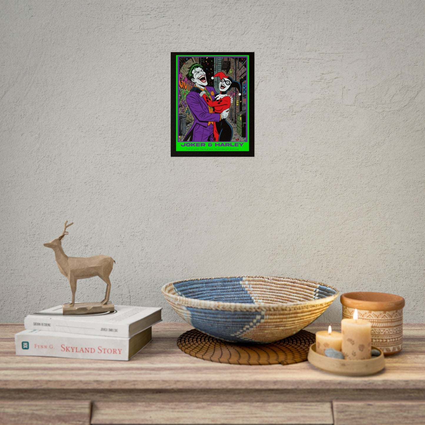 Joker & Harley Cinematic Art Print