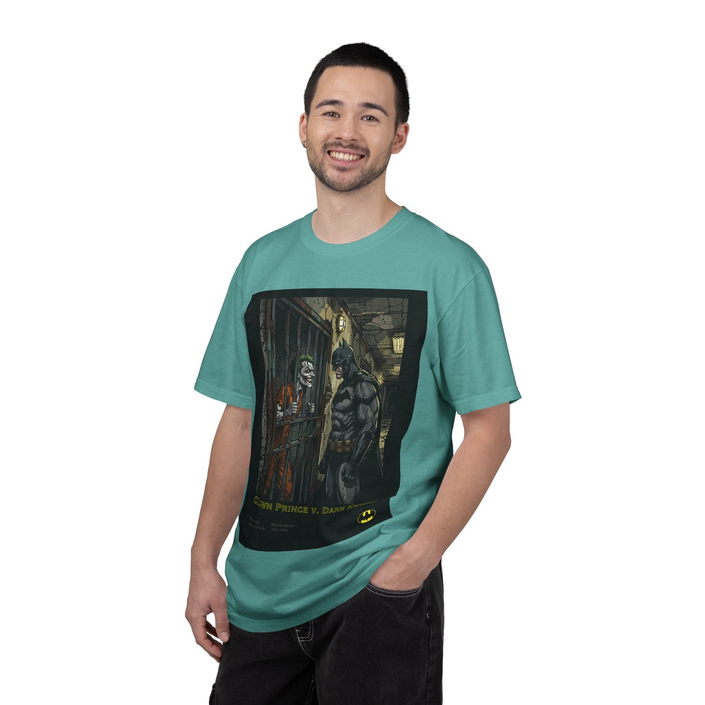 Batman vs Joker Graphic T‑Shirt — "Clown Prince V. Dark Knight" Comic Art Tee
