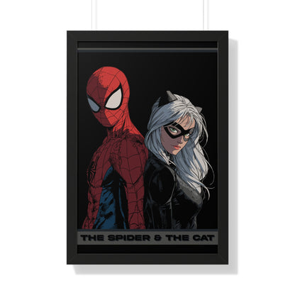 Spider & The Cat Framed Poster
