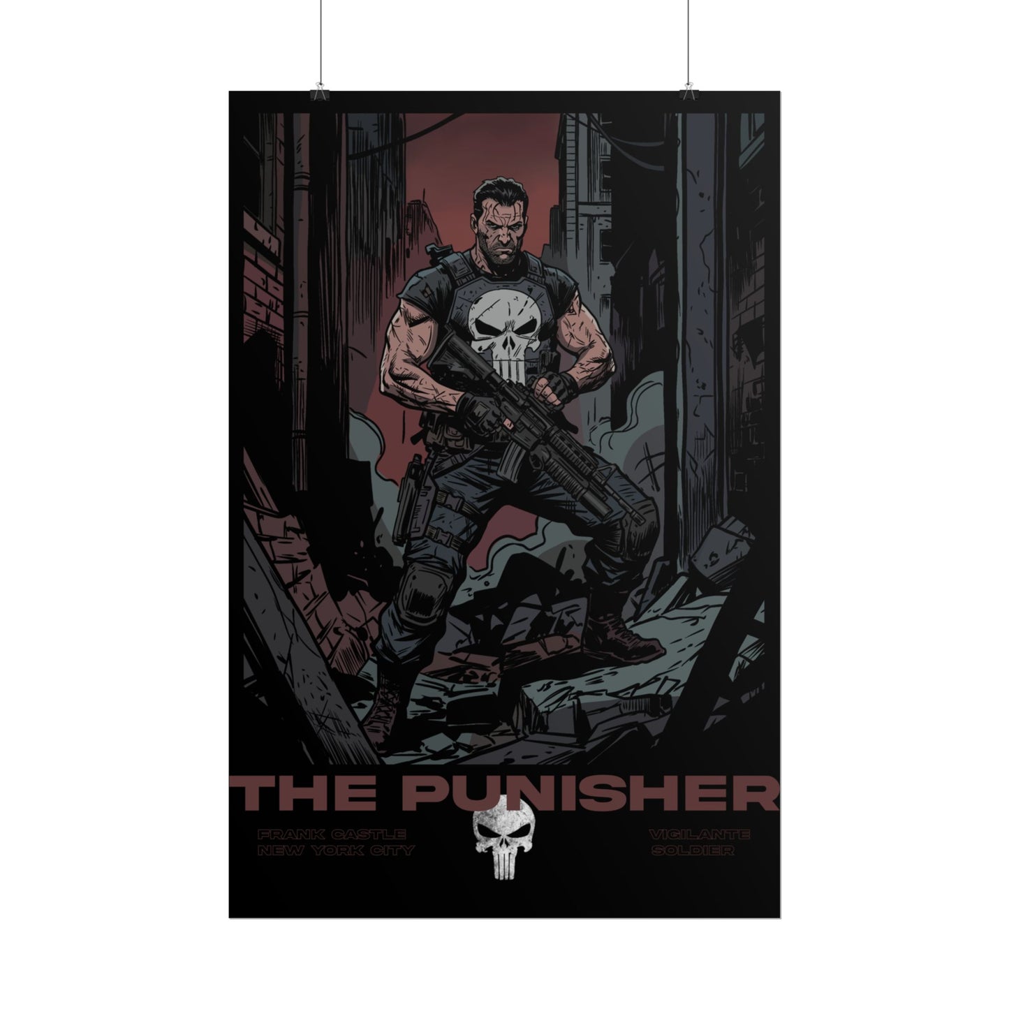 The Punisher Comic - Vigilante Poster