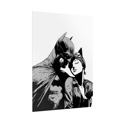 Batman & Catwoman Rolled Poster
