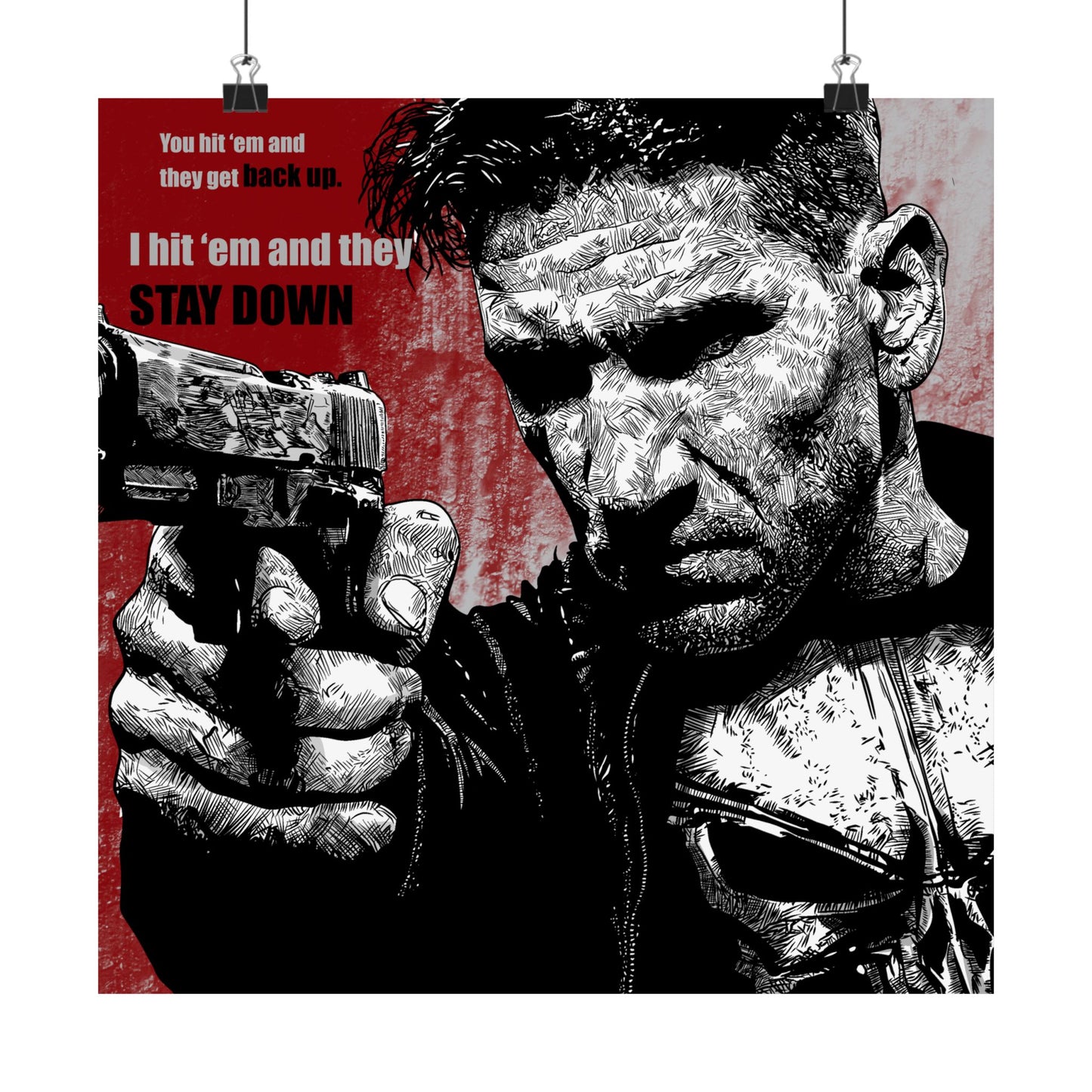 Punisher Gritty Poster ‘I hit em’
