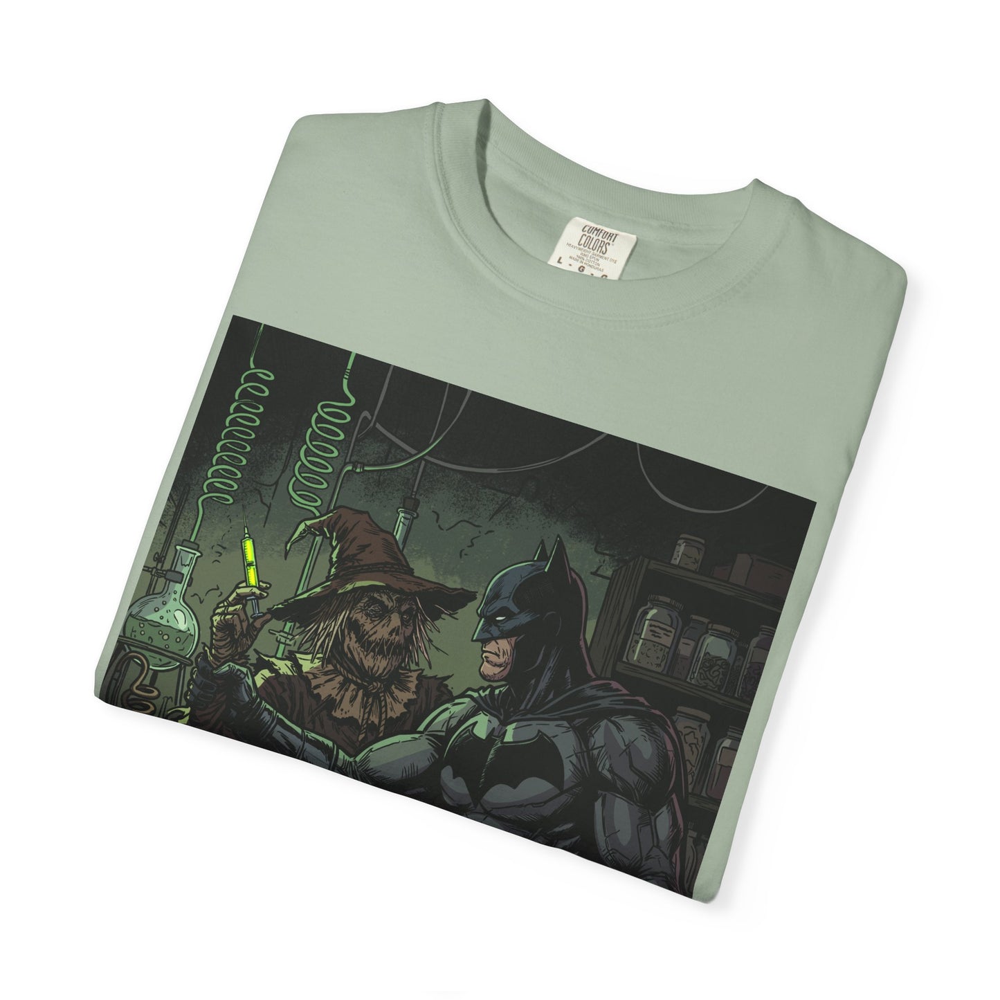 Batman & Scarecrow Graphic T-Shirt — Dark Comic Art Tee