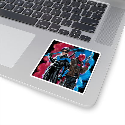 The Dynamic Vigilante Duo - Sticker