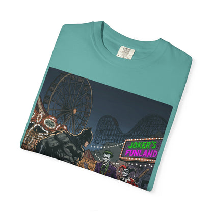 Batman vs Joker Graphic T-Shirt — Gotham Carnival Night Tee
