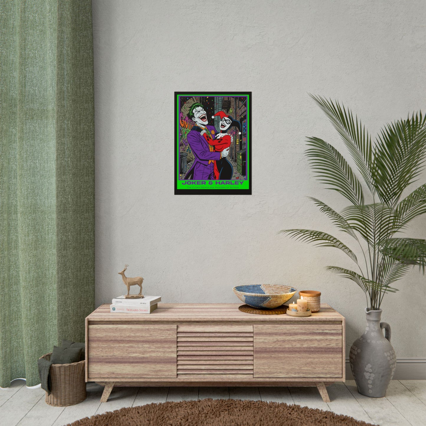 Joker & Harley Cinematic Art Print