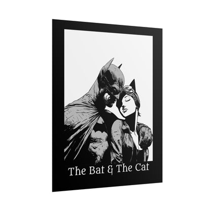 The Bat & The Cat Cinematic Comic Art Print