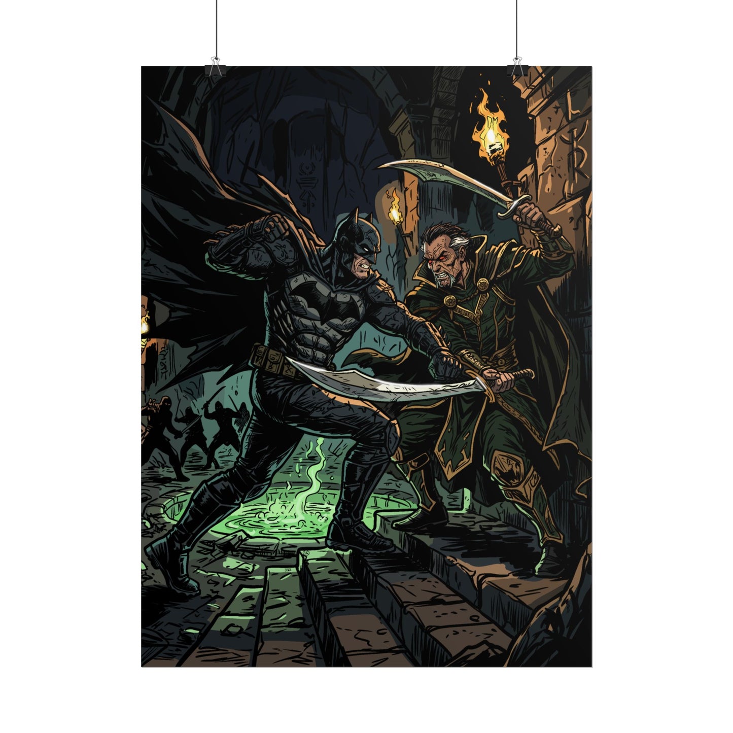 Batman vs. Ra’s al Ghul Rolled Poster