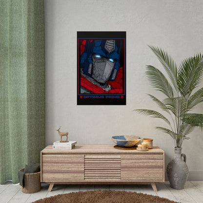 Optimus Prime Cinematic Rolled Poster