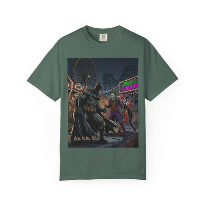 Batman vs Joker Graphic T-Shirt — Gotham Carnival Night Tee