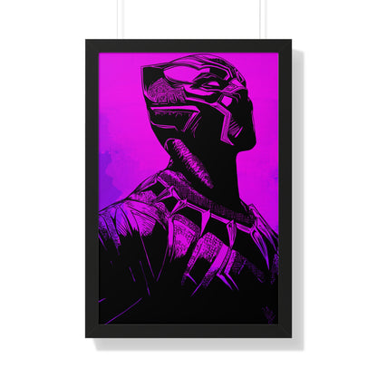 The King - Framed Vertical Poster