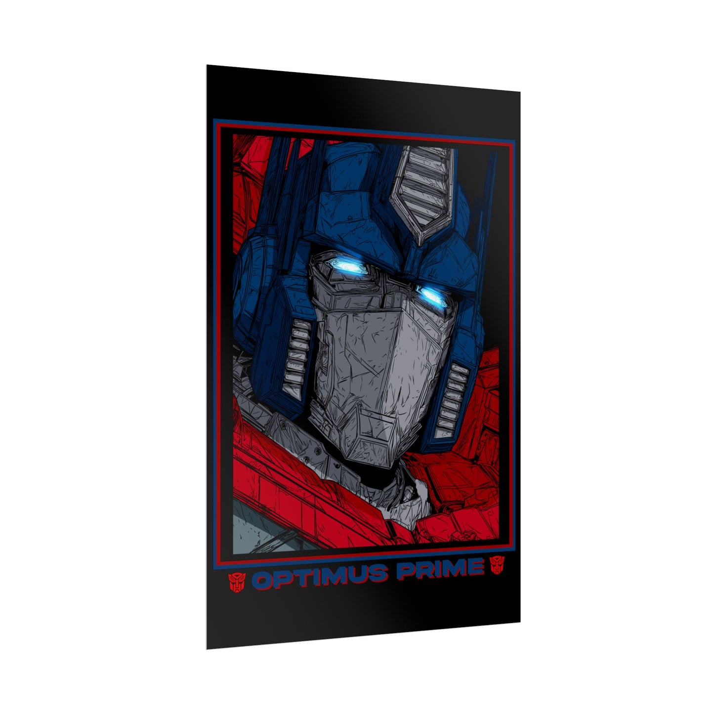 Optimus Prime Cinematic Rolled Poster