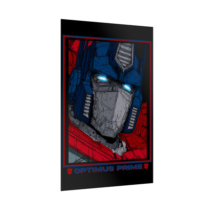 Optimus Prime Cinematic Rolled Poster