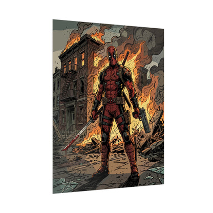 The Merc is On Fire - Poster