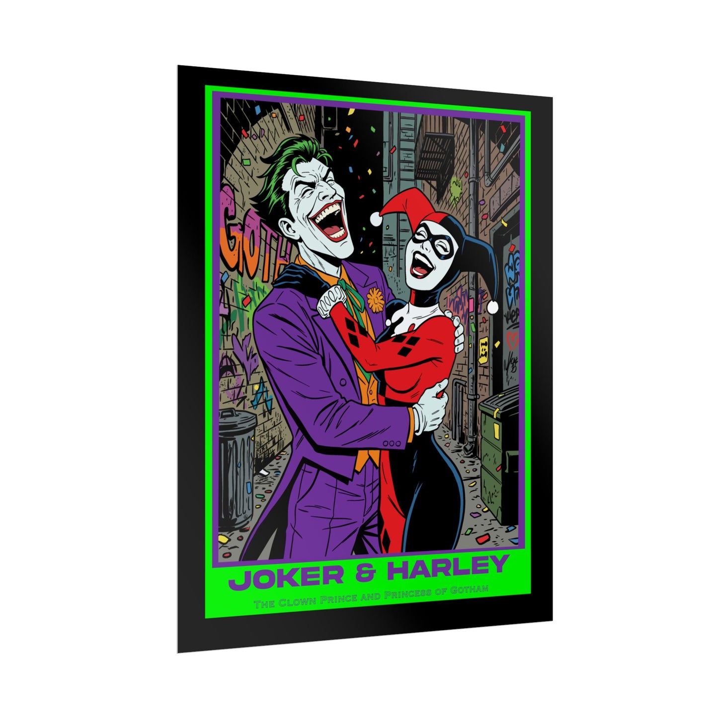Joker & Harley Cinematic Art Print