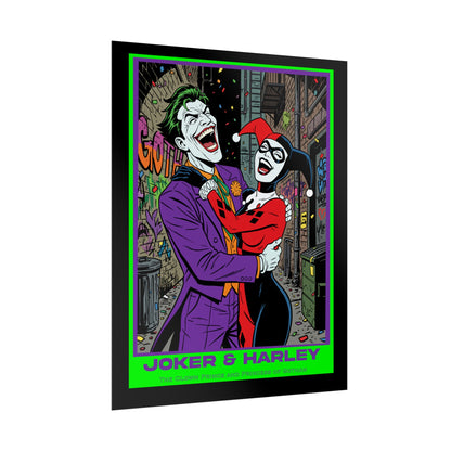 Joker & Harley Cinematic Art Print