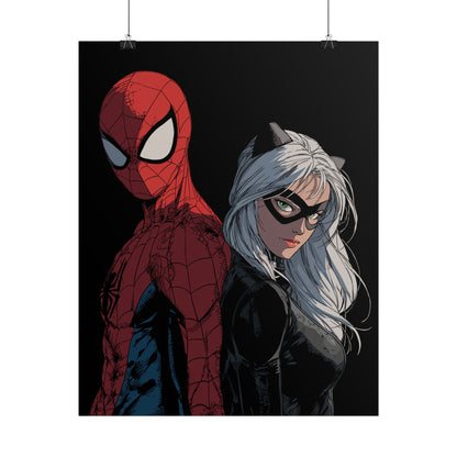 Spider-Man & Black Cat Rolled Poster