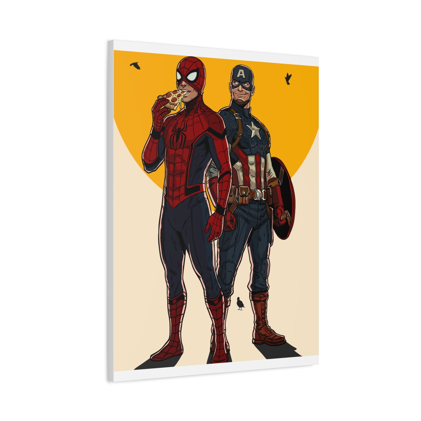 Brooklyn vs Queens - Matte Canvas Print