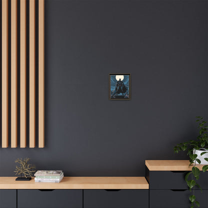 Batman Moonlit Matte Canvas Framed Print