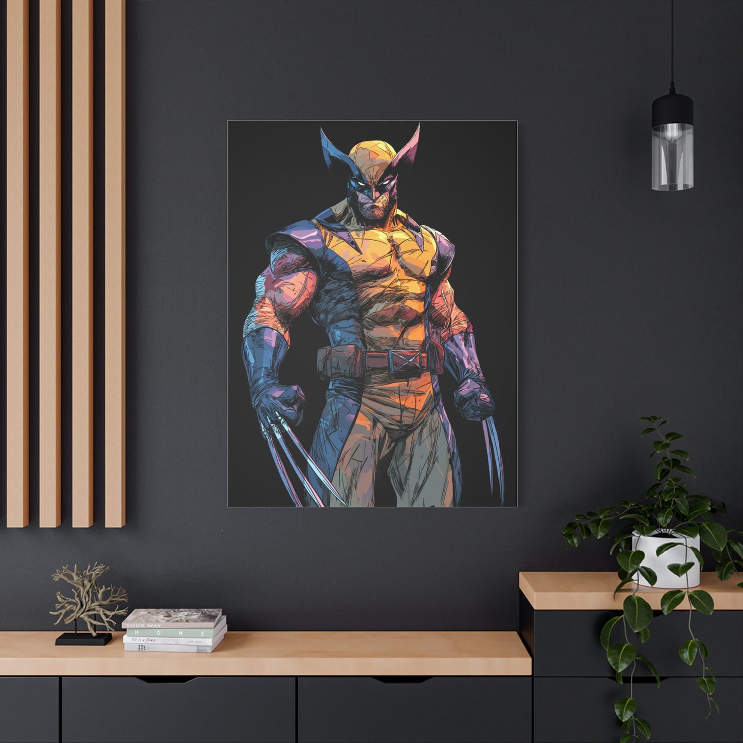 The Loner - Matte Stretched Canvas Print