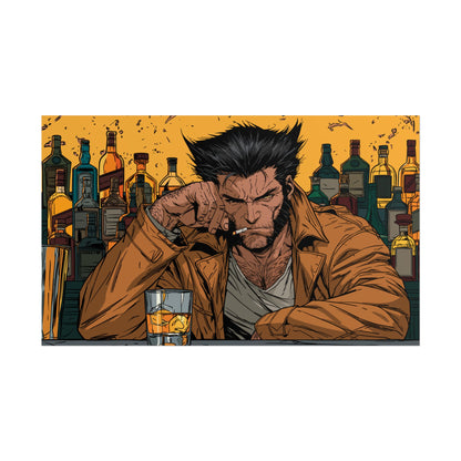 Wolverine Bar Scene Poster