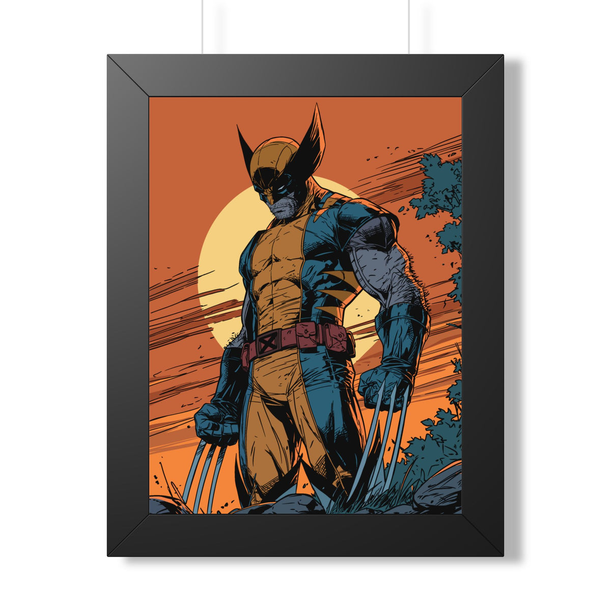 Wolverine - Dusk - Comic Art Framed Poster