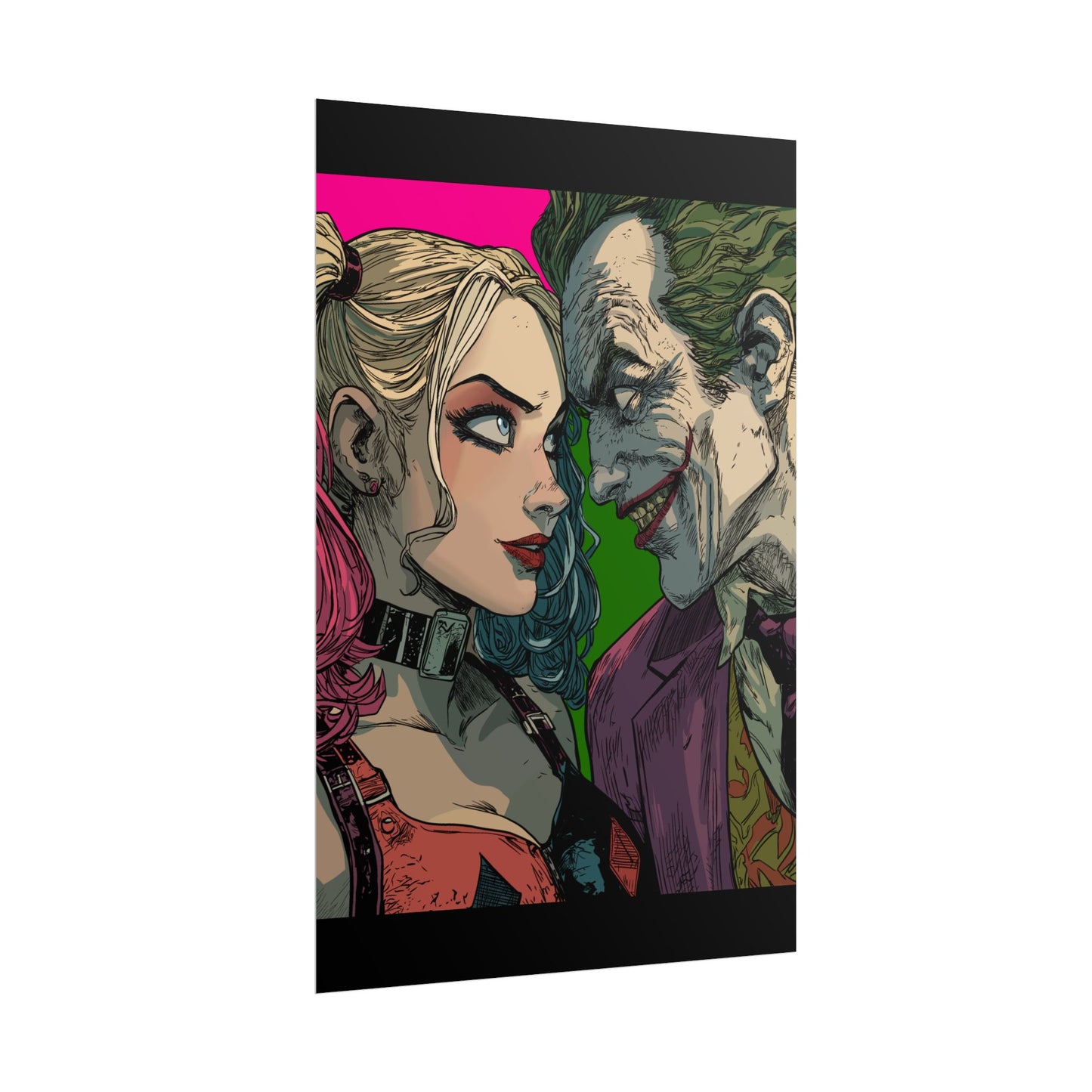 Harley Quinn & Joker Art Print