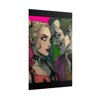Harley Quinn & Joker Art Print