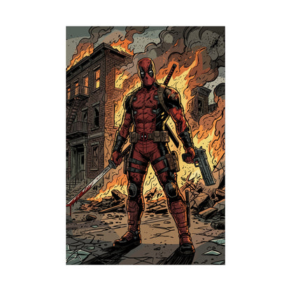 The Merc is On Fire - Poster