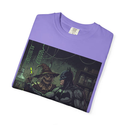 Batman & Scarecrow Graphic T-Shirt — Dark Comic Art Tee