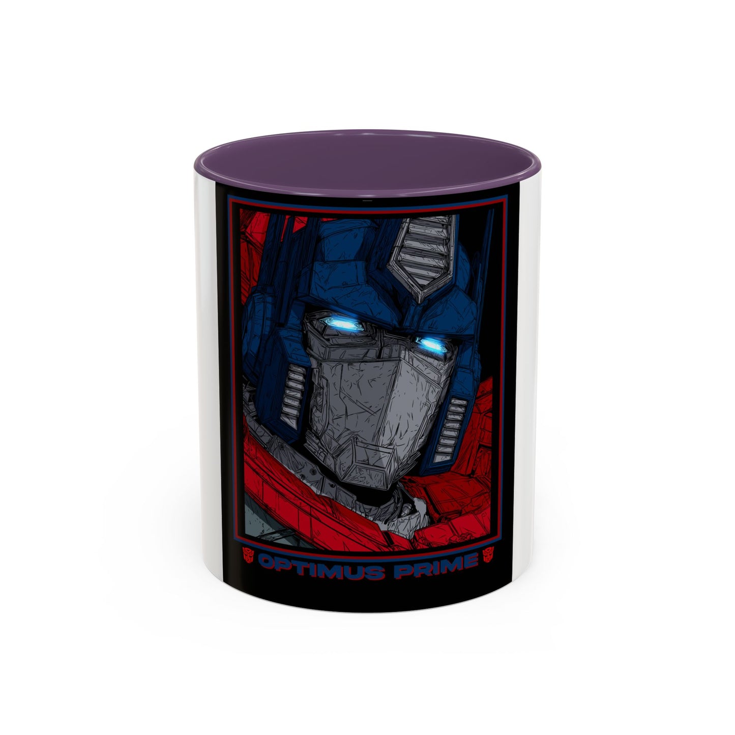 Optimus Prime Coffee Mug — Retro Robot Accent Ceramic Mug