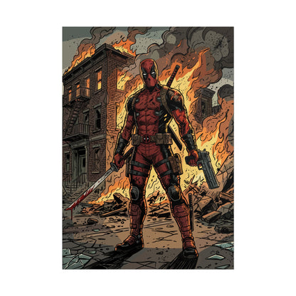 The Merc is On Fire - Poster