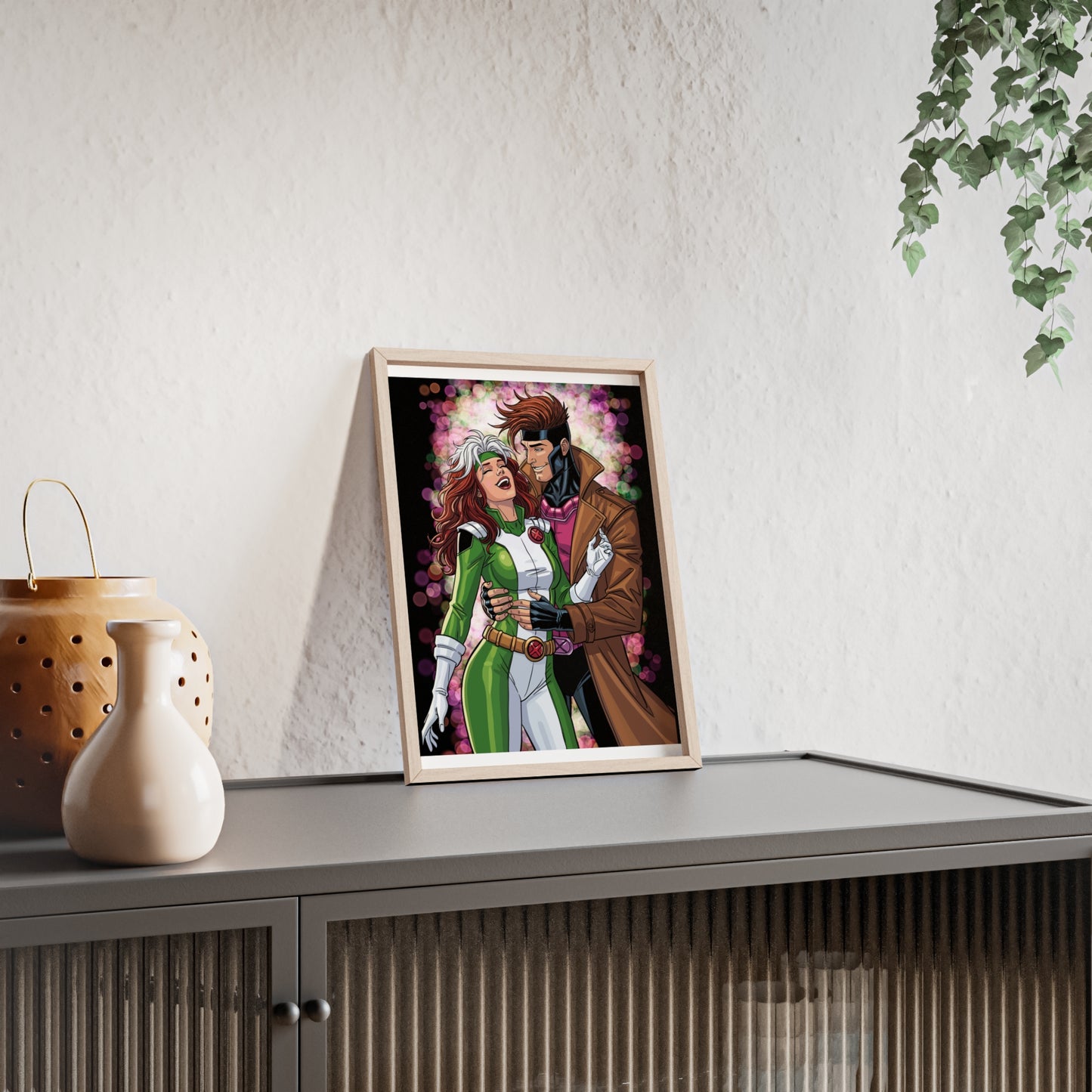 Thief & Belle - Poster with Wooden Frame