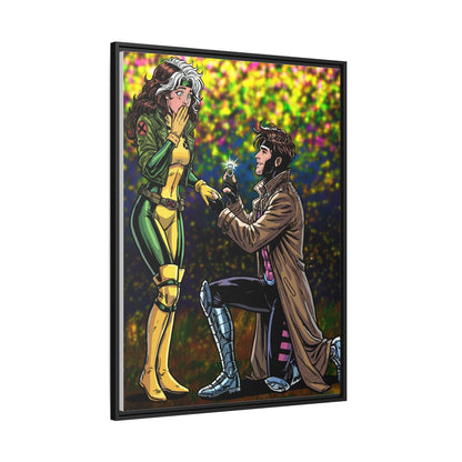Thief and Belle # 3 - Framed Matte Canvas