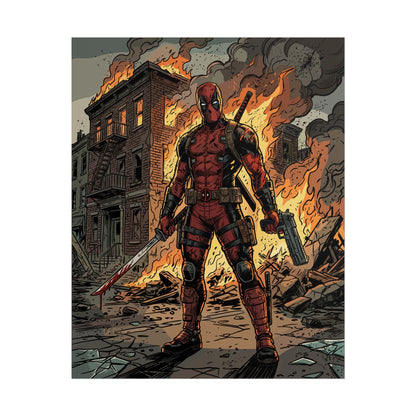 The Merc is On Fire - Poster