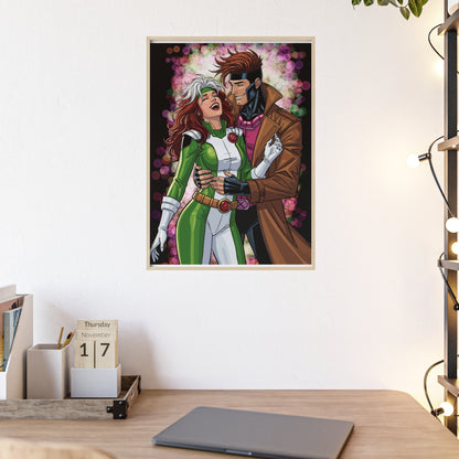 Thief & Belle - Poster with Wooden Frame