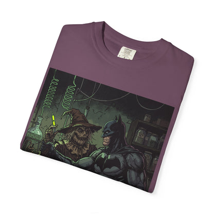 Batman & Scarecrow Graphic T-Shirt — Dark Comic Art Tee