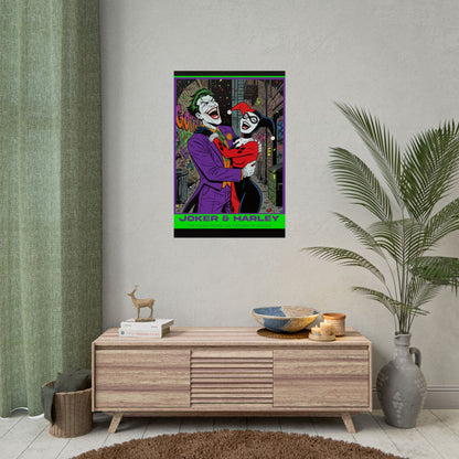 Joker & Harley Cinematic Art Print