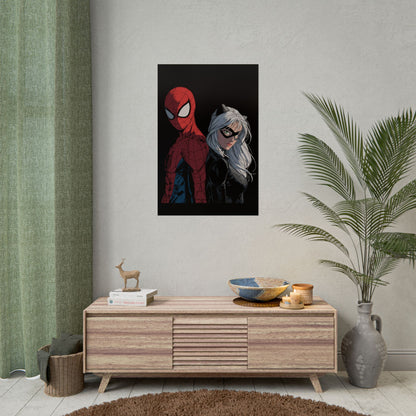 Spider-Man & Black Cat Rolled Poster
