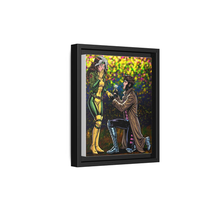 Thief and Belle # 3 - Framed Matte Canvas