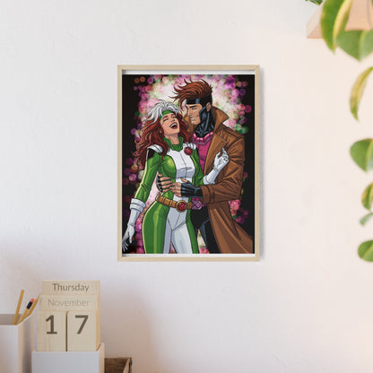 Thief & Belle - Poster with Wooden Frame