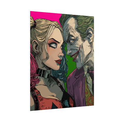 Harley Quinn & Joker Art Print