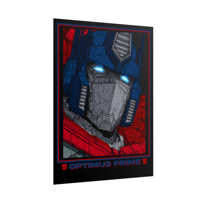 Optimus Prime Cinematic Rolled Poster