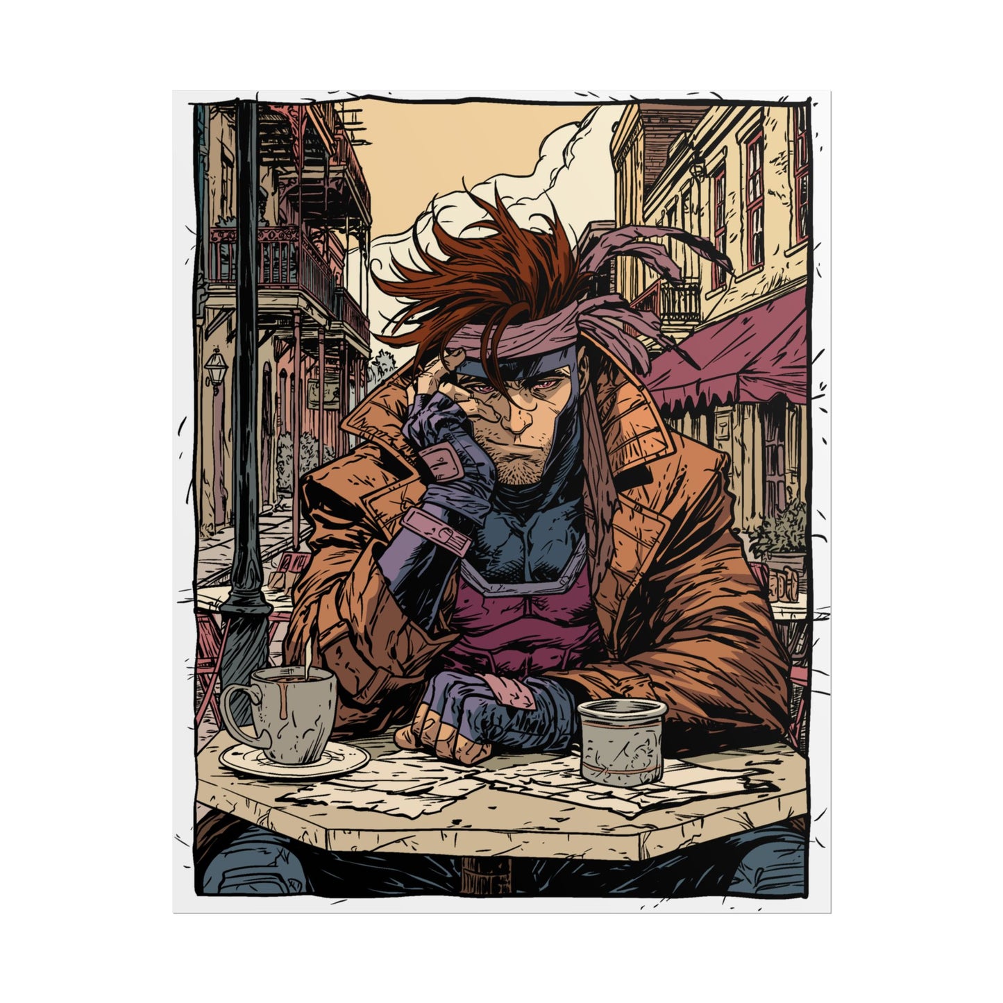 Gambit - New Orleans Cafe - Poster